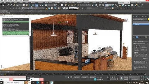 3dsMax Tutorials, Learn 3D Modeling a Coffee Stall from Scratch in 3dsmax ( Part 18)