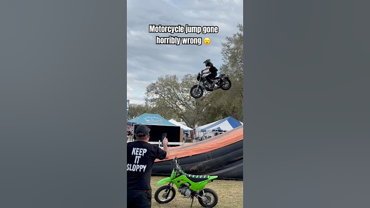 Motorcycle Jump Gone Horribly Wrong!