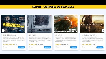 Slider - Carrusel con PHP y MYSQL