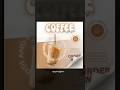 Creative Iced Coffee Poster in Canva.. #canva #canvatutorial #canvaanimation #motiongraphics #shorts
