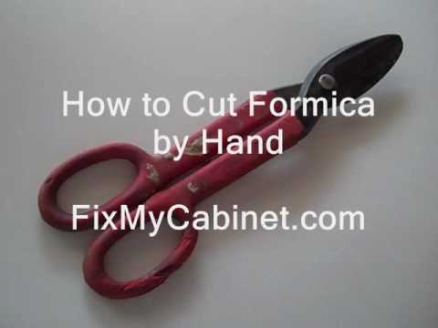 How do you cut formica?