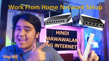 My Work From Home Network Tour (Tagalog)| Ubiquiti Edgerouter X | Unifi AP AC Mesh | TPLink SG108PE