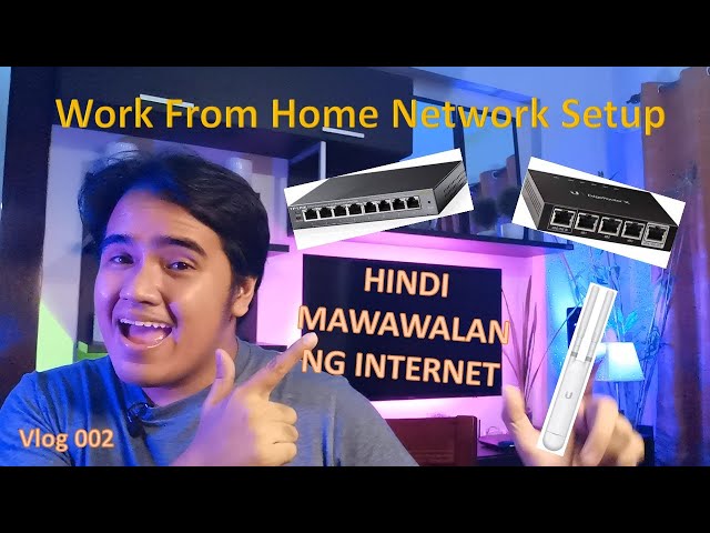 My Work From Home Network Tour (Tagalog)| Ubiquiti Edgerouter X | Unifi AP AC Mesh | TPLink SG108PE class=