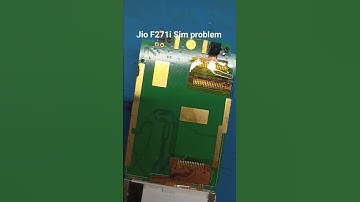 Jio f271i insert sim problem
