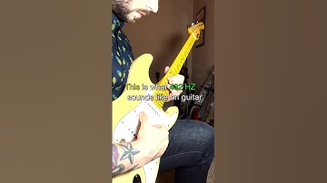 The beautiful sound of 432Hz on guitar