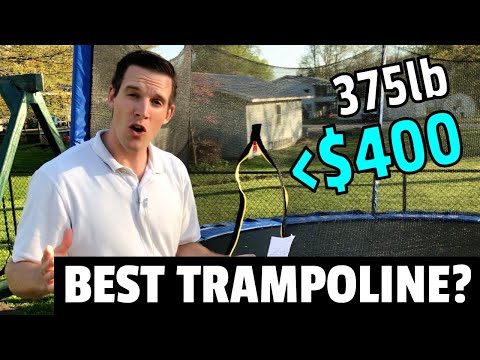 Video: Trampoline With A Net For A Summer Residence: How To Choose An Outdoor Trampoline? Model Rating And Reviews