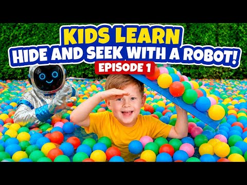 Kids Learn Hide And Seek With A Robot! - Episode 1 - diana and roma #kidsdianashow #cartoon 
