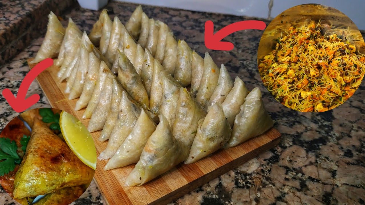 بريوات لرمضان بالدجاج والخضر الذ واسهل مايكون كيوجدو في وقت قياسي مع طريقة الاحتفاظ