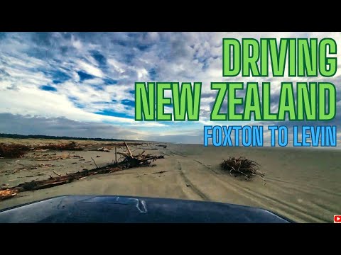 Coastal Road Trip: Driving from Foxton River to Levin, New Zealand in our Gen 1 Mitsubishi Pajero