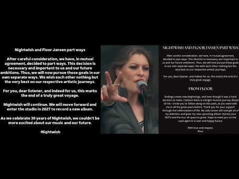Floor Jansen quits NIGHTWISH after 14 years - Floor and band release statements