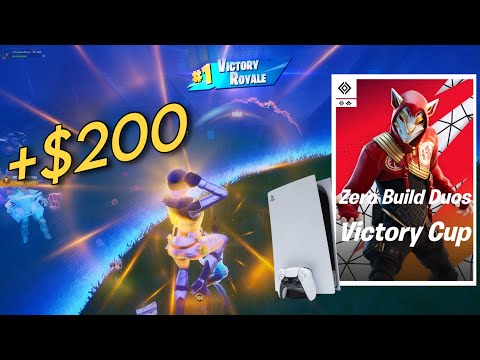 Fortnite RANKED CUP DUOS Tournament! (Playing on Playstation 5 #ad) 