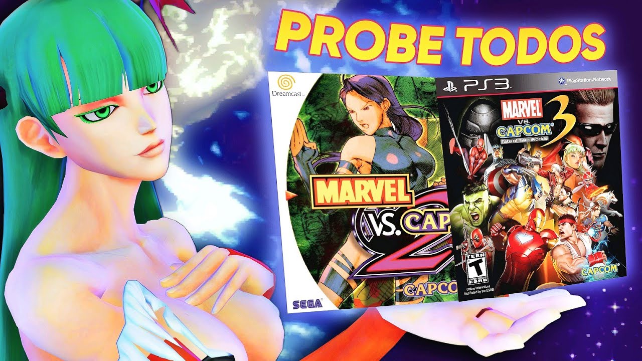 Probé TODOS los MARVEL VS CAPCOM en un SOLO VIDEO