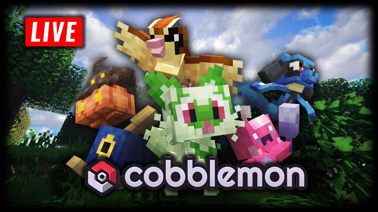 🔴 LIVE 🔴 Minecraft Cobblemon #live #minecraft #cobblemon 2 - YouTube