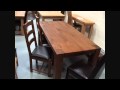 Large Oak Dining Room Table