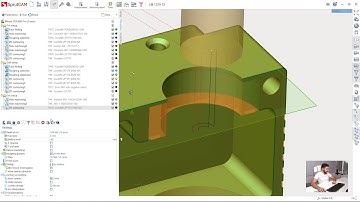 [3 axis milling tutorial SprutCAM 12] - 22 - {3rd setup}  - Rounding machinig
