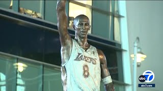 Lakers planning to fix spelling errors on new Kobe Bryant statue