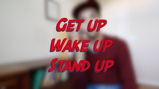 Get up vs. Wake up vs. Stand up - W8D7 - Daily Phrasal Verbs - Learn English online free video