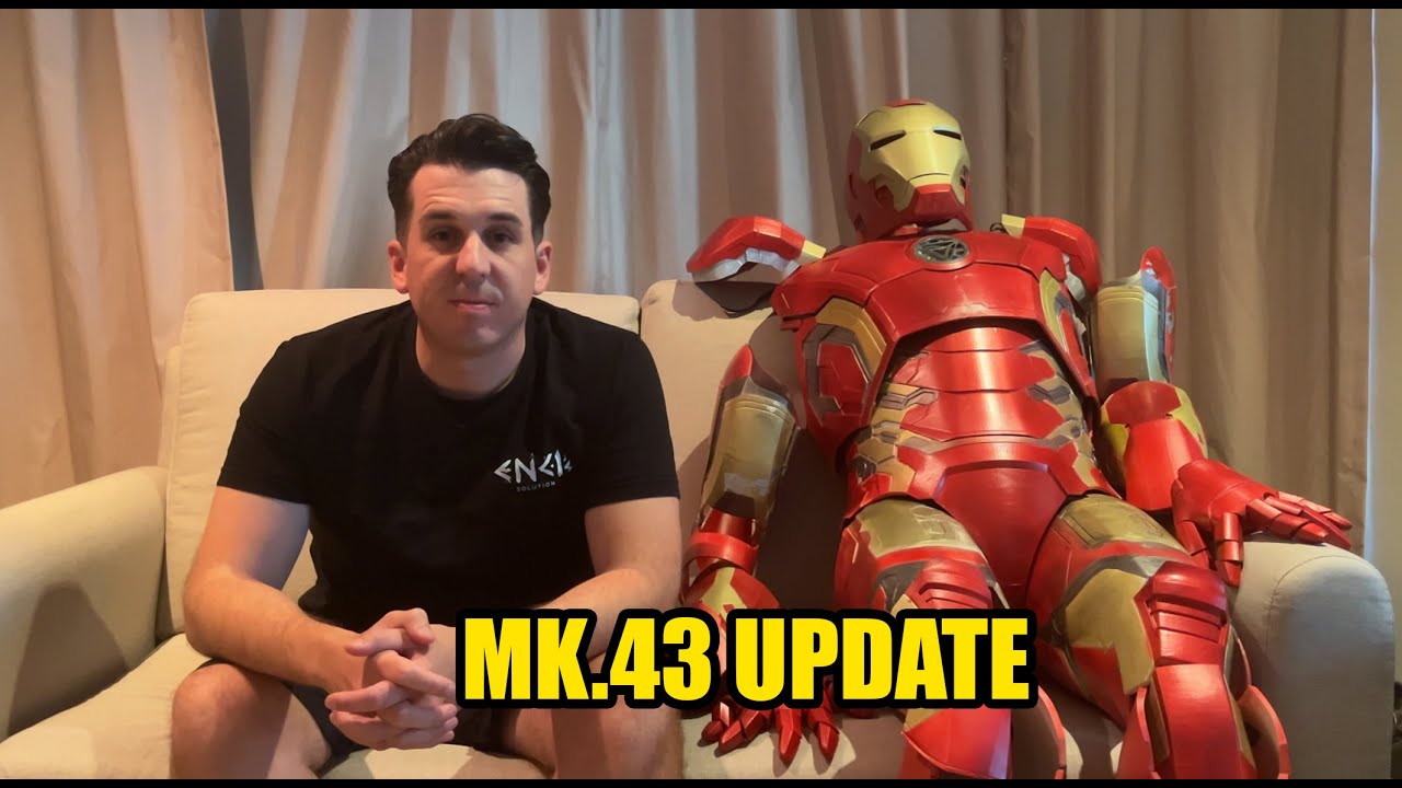 3d Printed Iron Man Suit - Update on the Mark 43