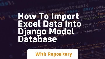 how to import excel data into django model database