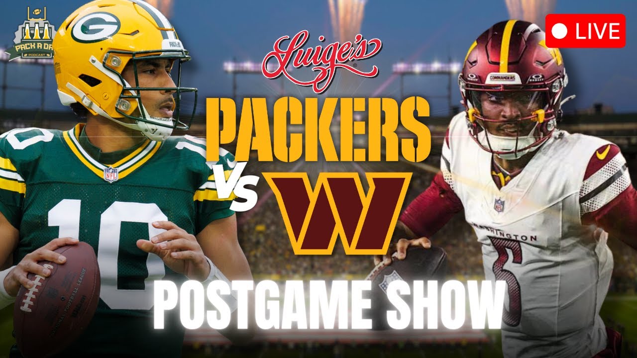 Packers/Commanders LIVE Postgame Show!!!