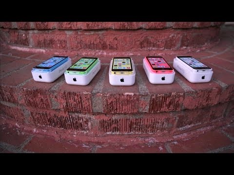 Apple iPhone 5c Review & Unboxing! (All Colors)