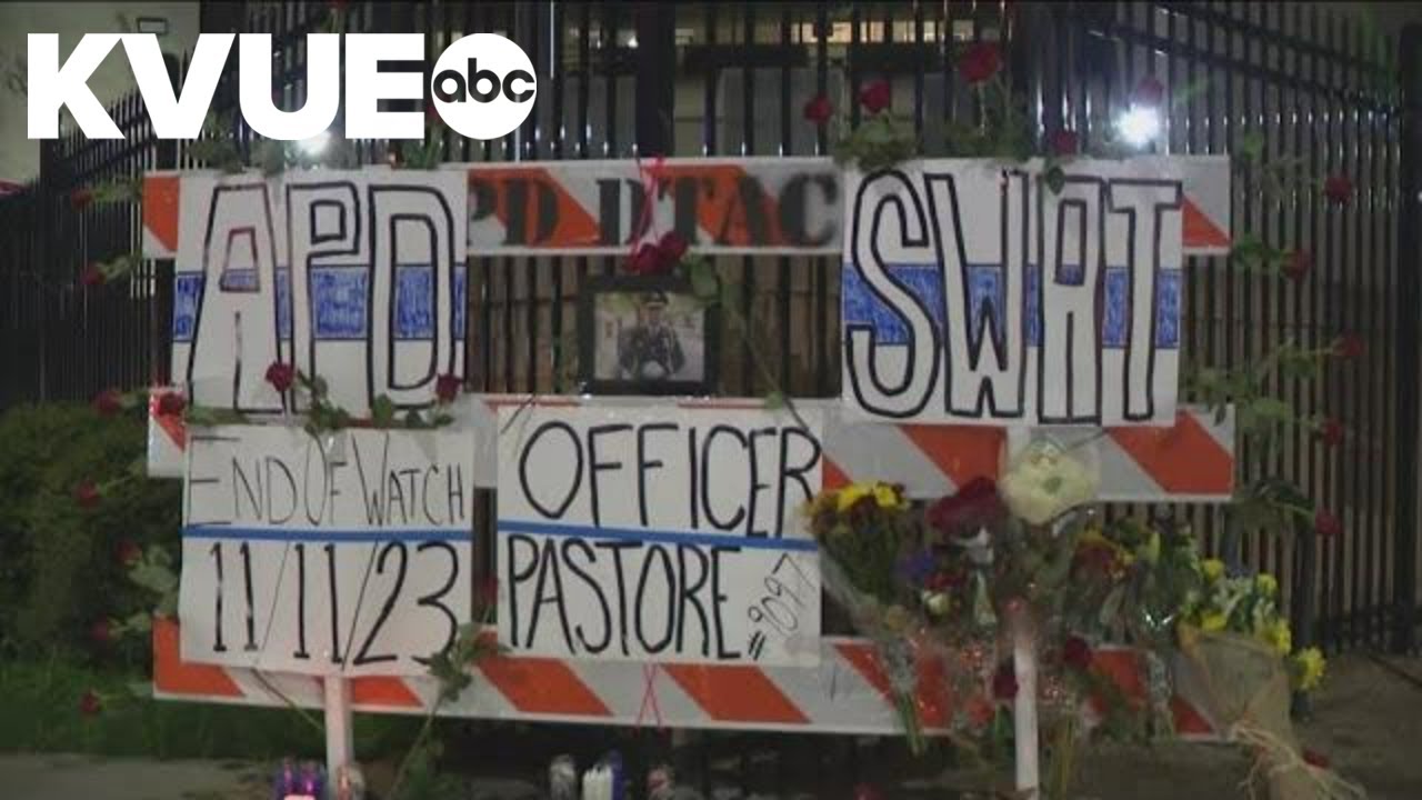 Candlelight vigil held for Austin police officer killed in shooting ...