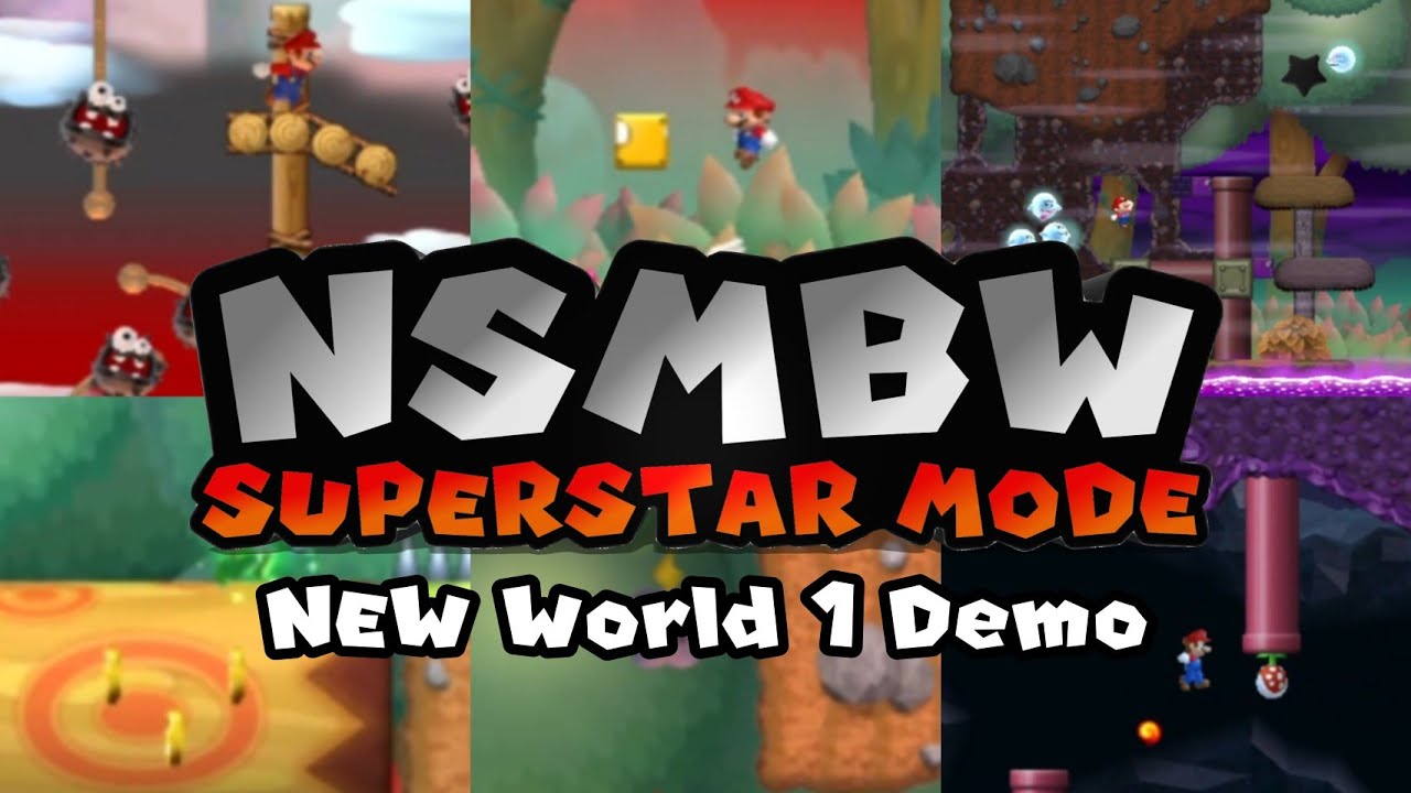 NSMBW Superstar Mode: Version #1 Demo Release Trailer