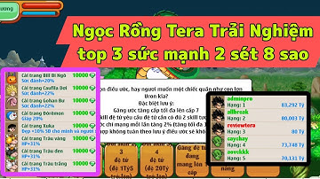 Ngọc Rồng Tera | Trải nghiệm siêu phẩm top 3 sức mạnh đua top cày chay !