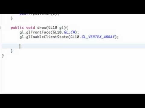 Android Application Development Tutorial   174   Creating Draw method for OpenGL   YouTube