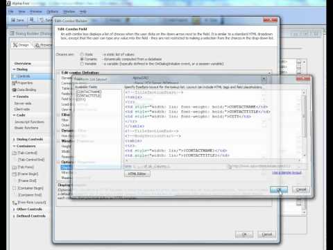 V11 Dialog Component - Copying Controls from One Component to Another