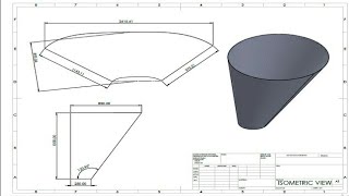 #Cone design ecentric cone design for sheet metal flattern with solidworks cone design solutions#