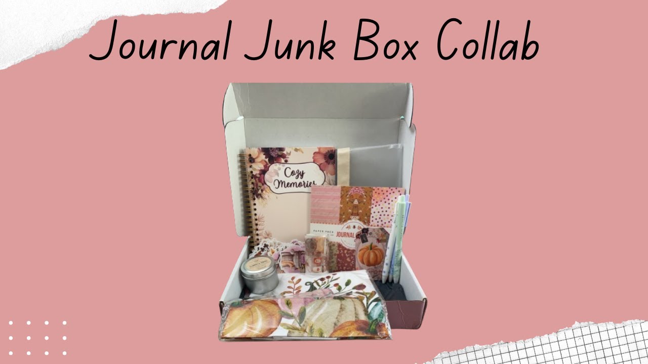 Journal Junk Box Collab - YouTube