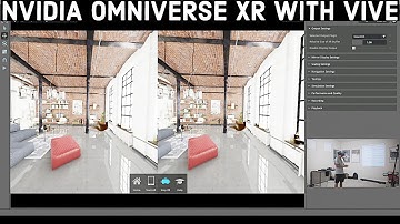 NVIDIA Omniverse XR App with HTC Vive Pro