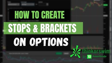 How to Create a Bracket Orders on Options in ThinkorSwim |Advanced Options Orders