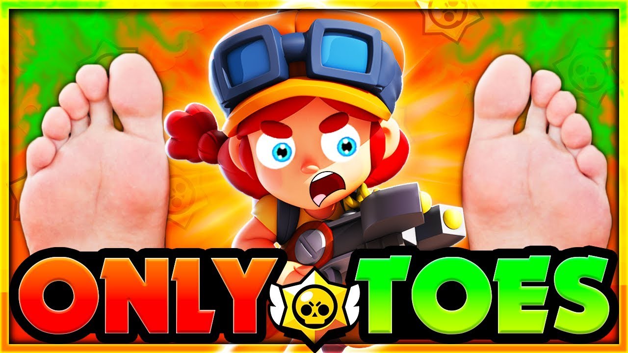 Only Toes Ep 2 Beating The Trophy Road In Brawl Stars Using Just Our Toes Youtube - brawl stars bibi feet