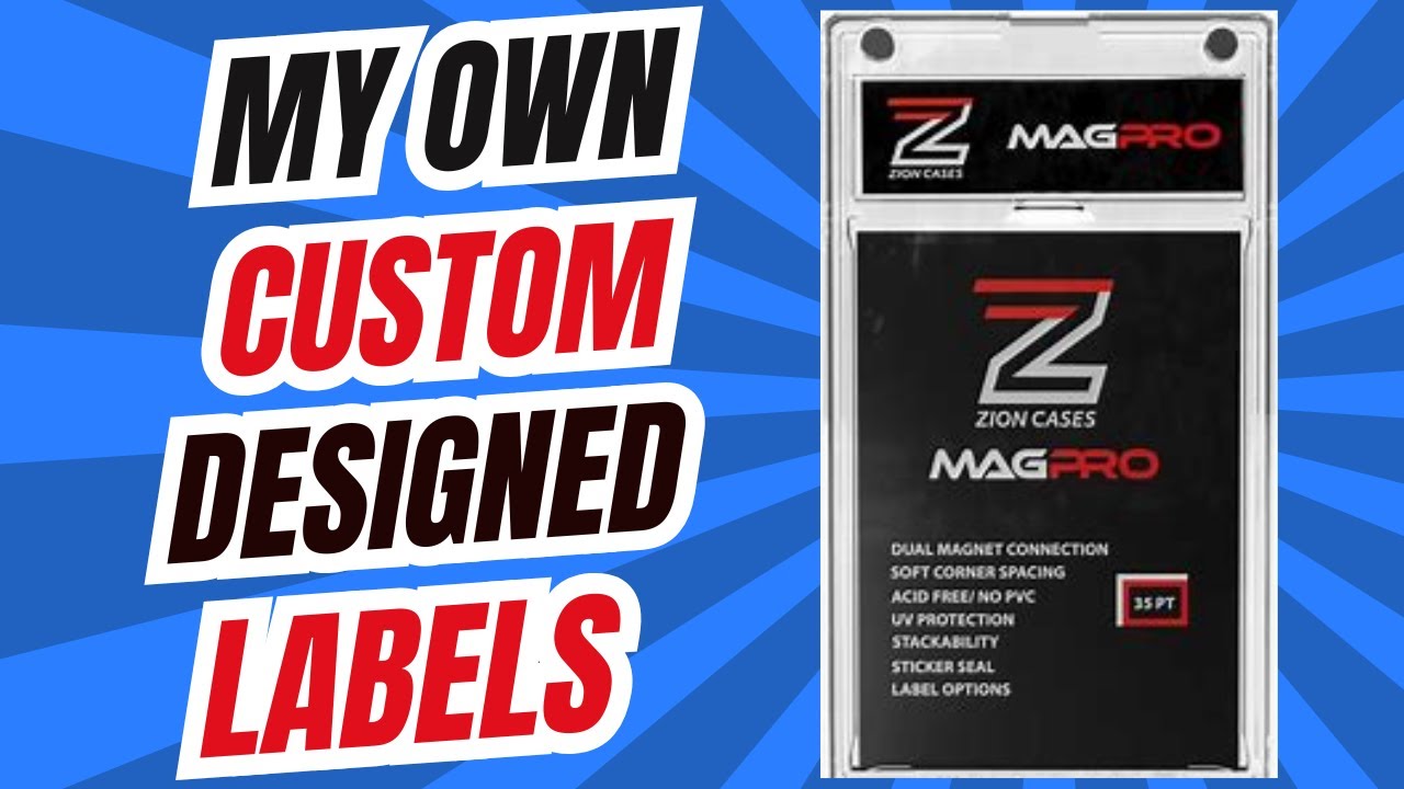 Mag Pro Custom Labels I Created my Own Custom Designed MagPro Labels for my Ken Griffey Jr ...