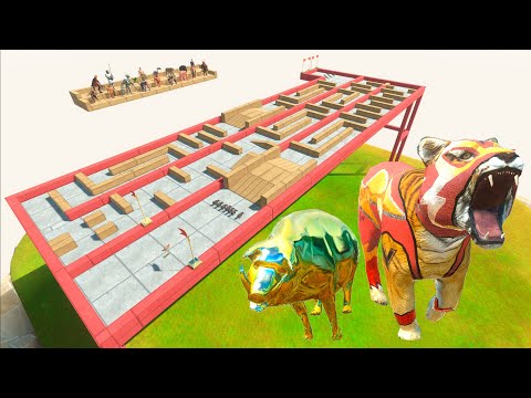 Survival Maze Race - Animal Revolt Battle Simulator