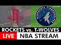 LIVE Houston Rockets vs. Minnesota Timberwolves Live Streaming Scoreboard, Box Score &amp; Play-By-Play