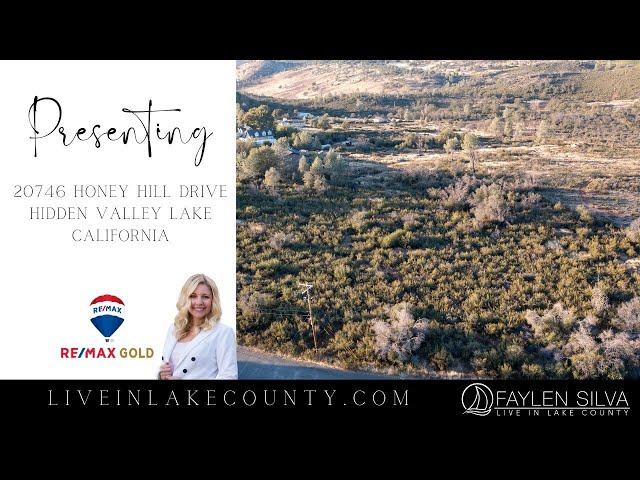 20746 Honey Hill Drive, Hidden Valley Lake California Property For Sale Lake County, CA