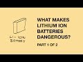 Lithium-ion battery risks - part 1 Lithium-ion battery risks - part 1