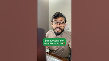 Still guessing the formulas of Excel‼️Instead Use AI ChatGPT Tool #excel #exceltips #chatgpt #shorts