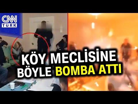 Korkunç Görüntüler Ukrayna'dan... Milletvekili Köy Meclisinde 3 Adet El Bombası Patlattı! #Haber