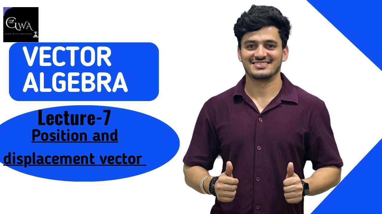 Position and displacement vector.#vector algebra - YouTube