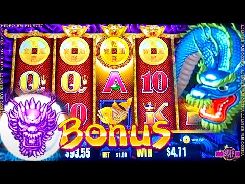 5 DRAGONS RAPID - BONUSES!!! FREE SPINS on Aristocrat CASINO SLOTS