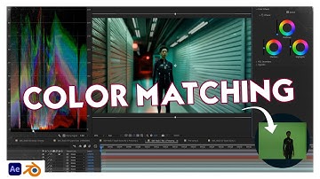 Color match footage to 3D scene