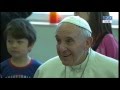 Visita a sorpresa di Papa Francesco alla comunità "Il Chicco" dell'Arche fondata da Jean Vanier