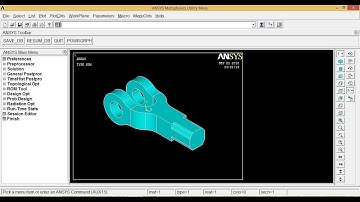 Ansys Tutorials - How To Import Part in Ansys Apdl