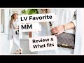 LOUIS VUITTON FAVORITE MM REVIEW | WHAT'S IN MY BAG | KARLA KAZEMI