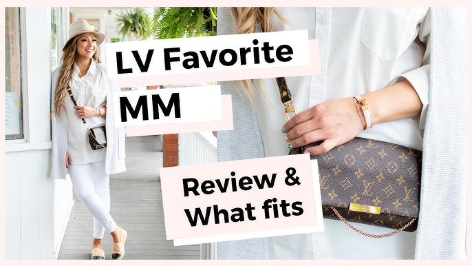 LOUIS VUITTON FAVORITE PM  REVIEW, WHAT FITS INSIDE 