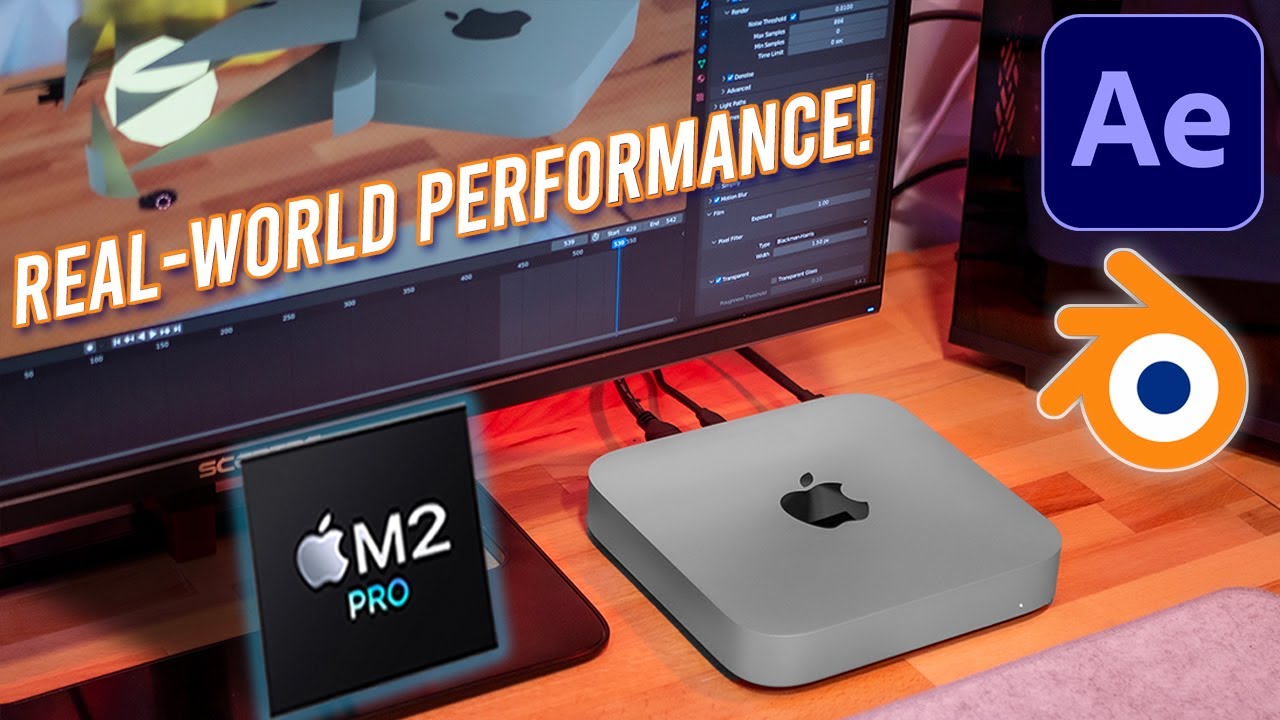 M2 Pro Mac Mini Blender & After Effects Performance! - Vs Mac Studio & PC 